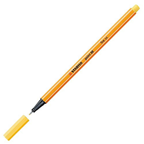 Stabilo Point 88 Fineliner Yellow Box of 10