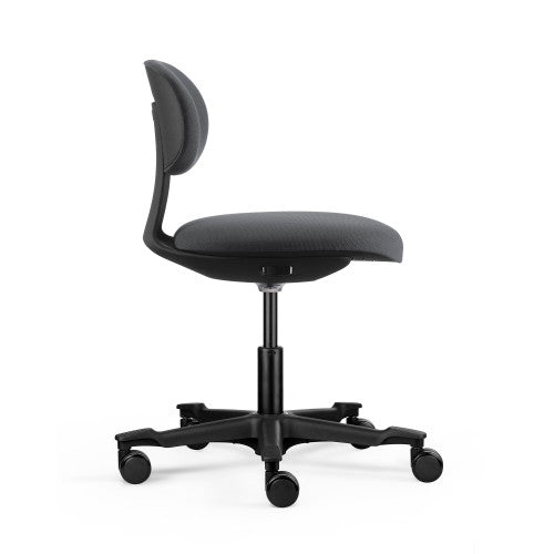 Rapidline Yoyo Swivel Task Chair 740-830mm Height Dark Grey Fabric