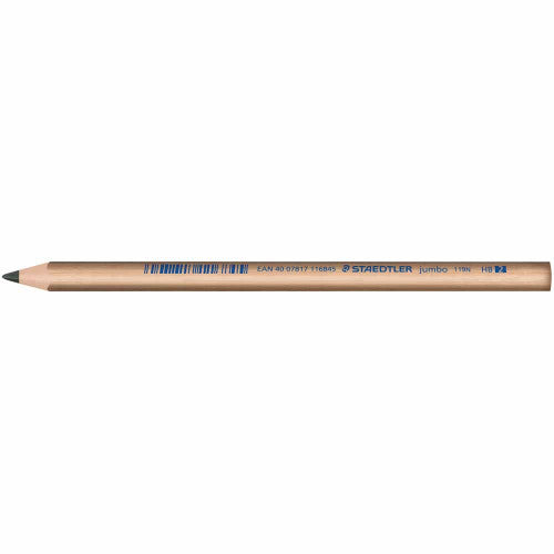 Staedtler Natural Jumbo Triangular Pencil HB Box of 12 119N-HB