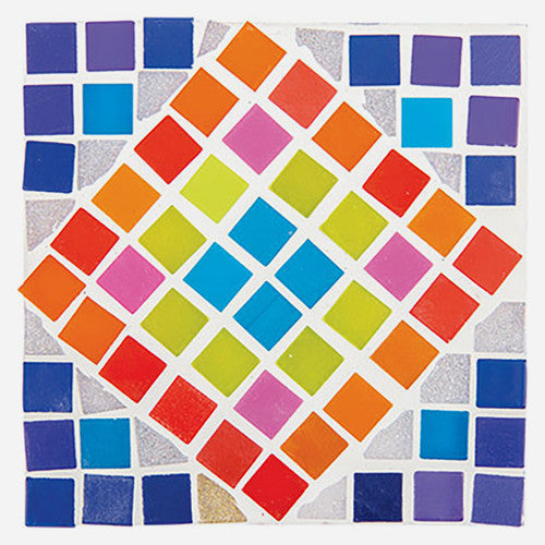 Zart acrylic base square used as a dry point etching plate in a classroom setting