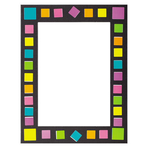 Pack of 40 sheets of Zart assorted adhesive shapes for school and home craft