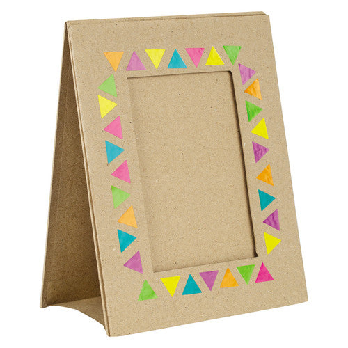 Individual sheets of Zart adhesive circles, triangles, squares and rectangles laid flat