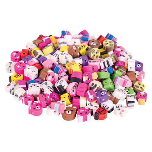Zart Animal Head Beads pack of 200 in assorted silicone designs