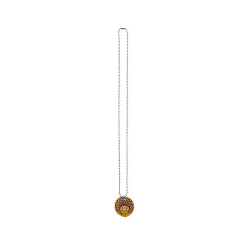 Ten pre-cut silver ball chain necklaces laid out flat on white background
