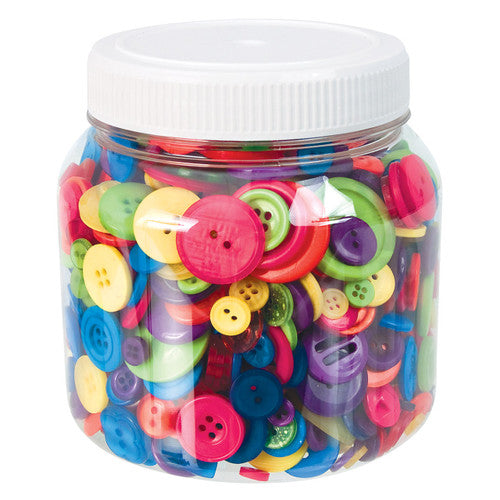 Zart Basics Assorted Buttons 600g resealable tub front view