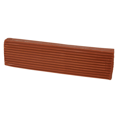 Zart Basics Plasticine 500g brown block on a white background