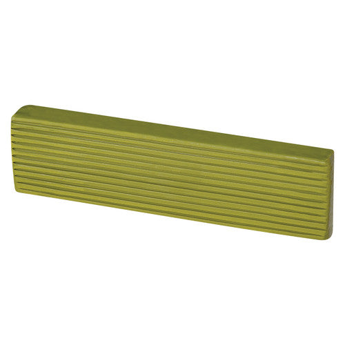 Zart Basics Plasticine 500g Olive Green. Zart Basics Plasticine 500g block in Olive Green on a white background