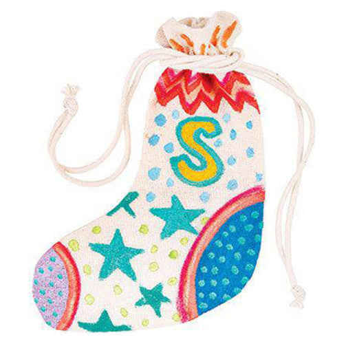 Zart calico stockings suitable for embroidery, sewing and Christmas craft activities