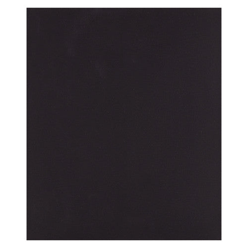 Zart Canvas Board 10 x 12 Inch Black. Zart 10x12 inch black gesso pre-primed cotton canvas board, front view.