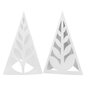 Zart Cardboard 3D Trees pack of 30 displayed assembled and standing upright