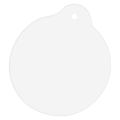 Zart cardboard baubles and medals pack of 30 on a white background