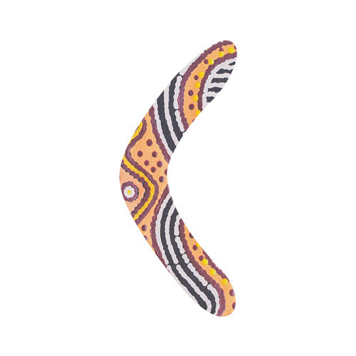 Zart Cardboard Boomerangs Pack of 60. Pack of 60 Zart cardboard boomerangs in product packaging front view