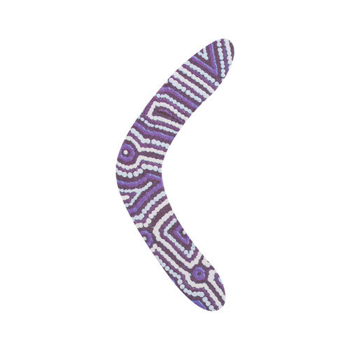 Zart Cardboard Boomerangs Pack of 60. Close-up of boomerang surface showing pencil drawing detail