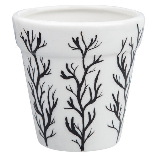 Zart ceramic pots decorated with hand-painted designs as gift examples