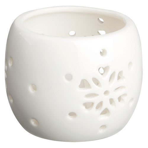 Zart ceramic tea light holder 7.5cm diameter size reference