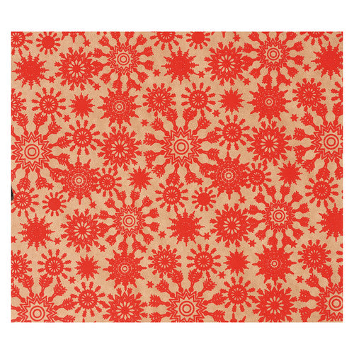 Stack of 40 Christmas kraft paper sheets, 22 x 26cm each