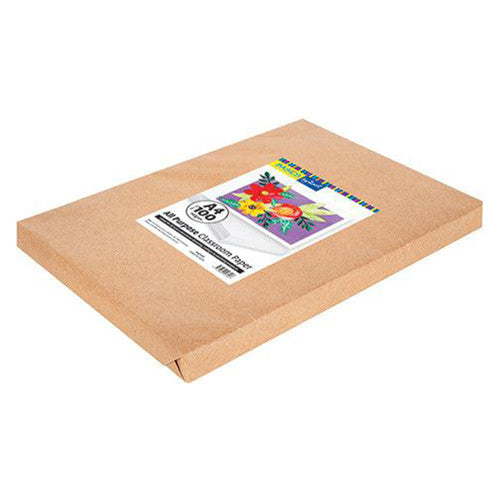 Zart A4 paper pack open showing individual white 140gsm sheets