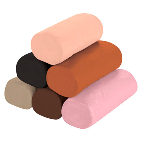 Close-up of Zart Claydough soft neutral modelling material texture