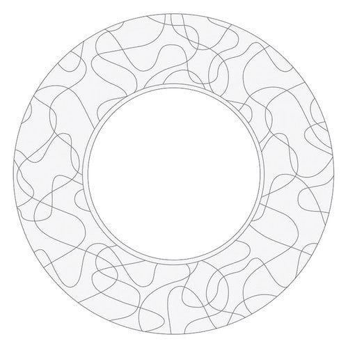 ColourMe wreath measuring 30cm in diameter with 10.7cm centre cut-out