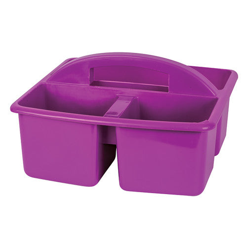 Zart Coloursorts Classroom Caddies Pack of 6. All six Zart Coloursorts Caddies arranged in a row by colour.