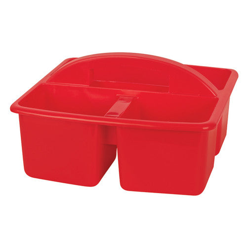 Zart Coloursorts Classroom Caddies Pack of 6. Zart Coloursorts Caddies filled with art and craft supplies on a classroom table.