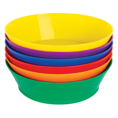 Zart Coloursorts Round Organiser Bowls Pack of 6. Zart Coloursorts round organiser bowls in six assorted colours arranged together.