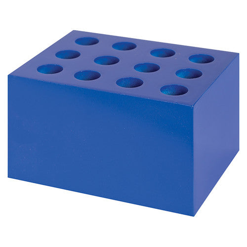 Zart Coloursorts Scissor Brush Block in blue made from FSC certified pinewood, shown on a desk surface