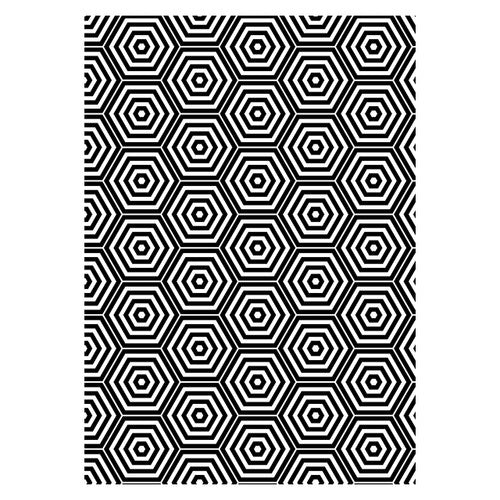 Close-up of glossy 80gsm contrast pattern paper in A4 size