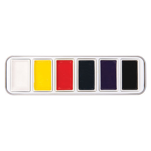 Zart watercolour paints applied on watercolour paper showing vibrant pigment