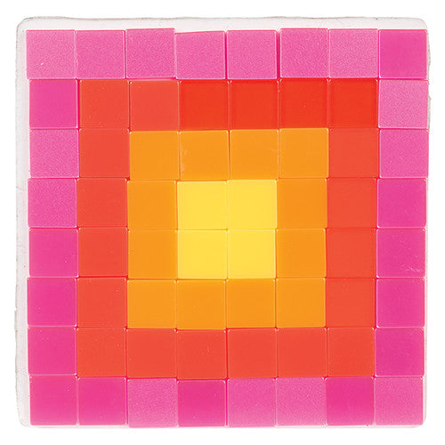 Zart Deco Mosaic Tiles Warm Tones 150g. Zart Deco Mosaic Tiles used on a craft project base showing finished mosaic effect