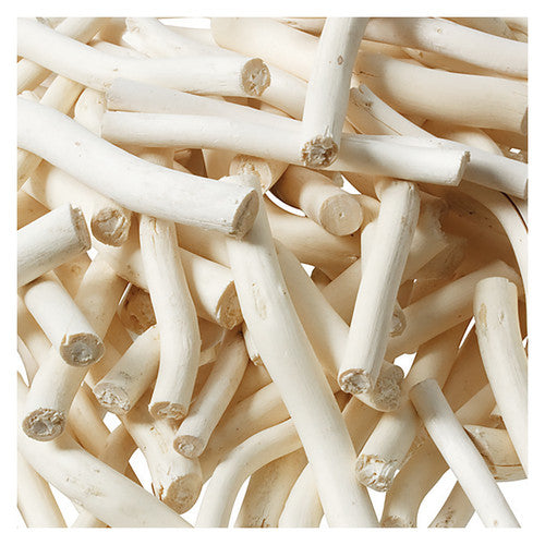 Zart sustainably sourced driftwood pieces in a 500g bag, showing varied natural shapes and sizes