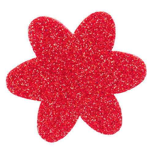 Glitter heart shapes in various sizes from the Zart EVA Glitter Shapes pack of 100