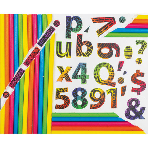 Single Zart eco paper straw showing 8mm diameter and 19.7cm length