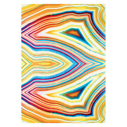 Close-up of agate stone pattern on Zart Elements A4 glossy paper