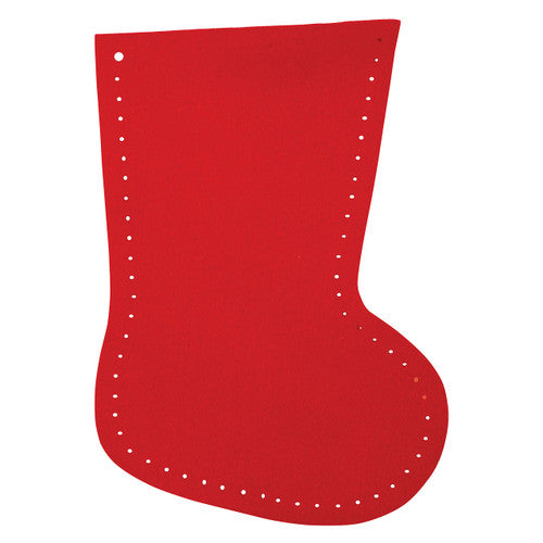 Pack of 20 Zart felt stockings for holiday and Christmas craft projects