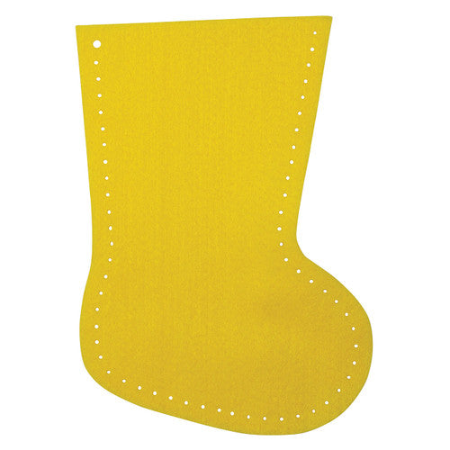 Single felt stocking from the Zart assorted pack showing 14x20cm size