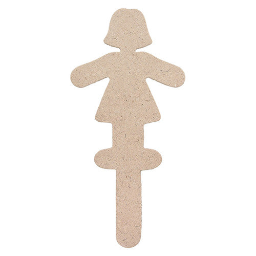 Pack of 30 Zart fibreboard figures laid out on a flat surface