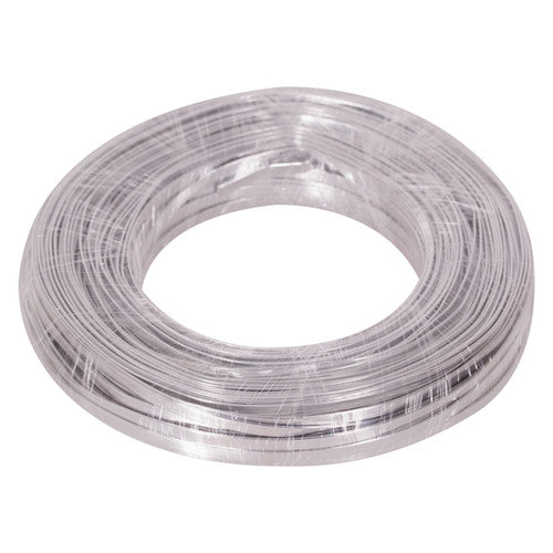 Zart Flat Silver Armature Wire 50m. Close-up of Zart flat silver armature wire showing flat profile and silver finish.