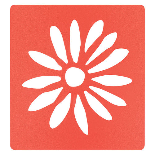Zart flower stencil pack of 6 product packaging front view