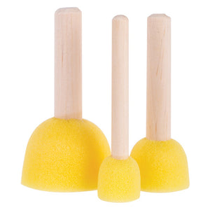 Zart Foam Stencil Stampers set of 9 laid out showing all three sizes: 2cm, 3cm and 4.5cm