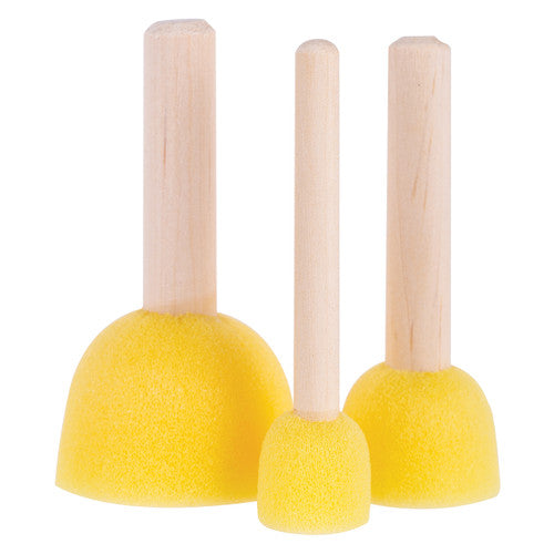 Zart Foam Stencil Stampers set of 9 laid out showing all three sizes: 2cm, 3cm and 4.5cm
