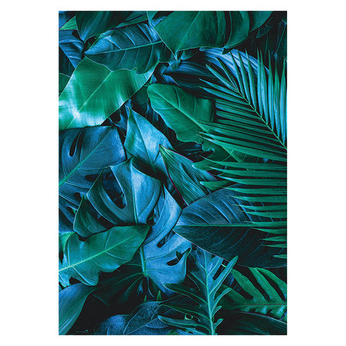 Zart succulents pattern paper A4 sheet showing vibrant green tones