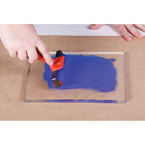 Zart Gel Press Printing Plate 30 x 37cm (12 x 14"). Close-up of Zart Gel Press Printing Plate surface texture showing flexible gel material.