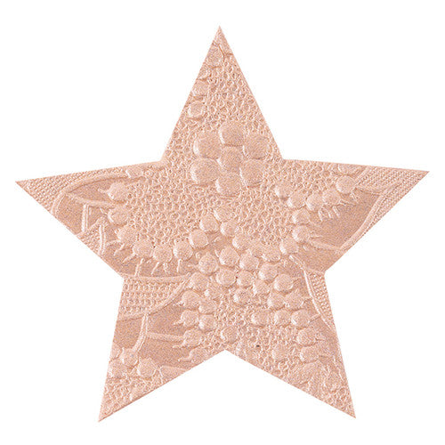 Zart Handmade Pattern Paper Christmas Shapes 100g. Assorted Christmas paper shapes ranging from 5cm to 12.5cm