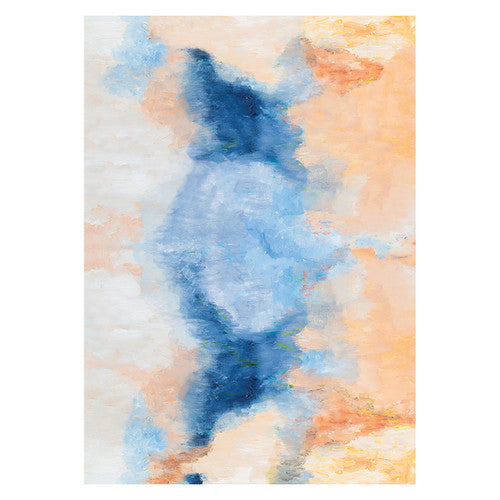 Zart Impressionist Pattern Papers A4 Pack of 40. Close-up of Impressionist brushwork design on Zart A4 glossy craft paper