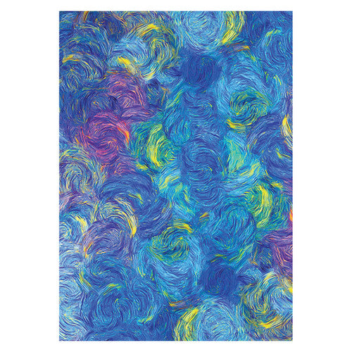 Zart Impressionist Pattern Papers A4 Pack of 40. Fanned out selection of Zart Impressionist A4 pattern papers in a pack