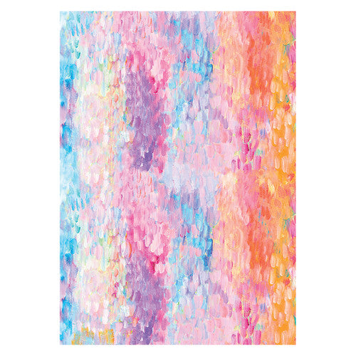 Zart Impressionist Pattern Papers A4 Pack of 40. Rear of Zart Impressionist Pattern Papers A4 pack showing product details