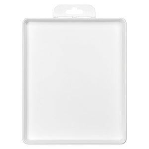 Zart plastic ink roller printing tray 24 x 20cm with lipped edges for spill-free block printing and paint mixing
