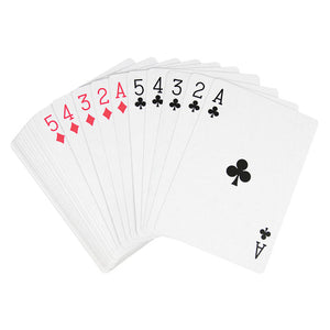 Zart Jumbo Playing Cards deck showing oversized 12.5cm x 8.5cm cards fanned out on a flat surface