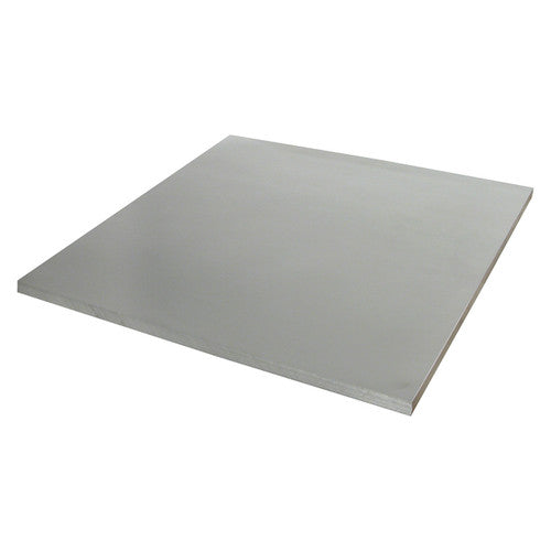Zart silver metallic kinder squares 250x250mm fanned out to show metallic and white reverse sides